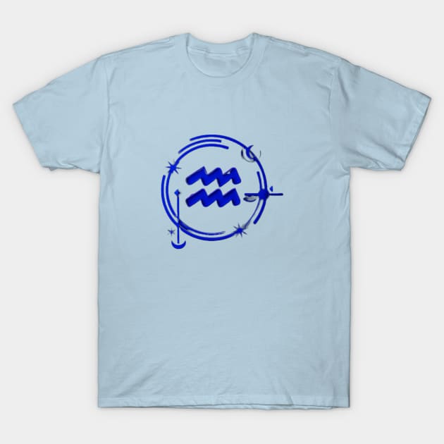 Assertive Aquarius T-Shirt by keenC